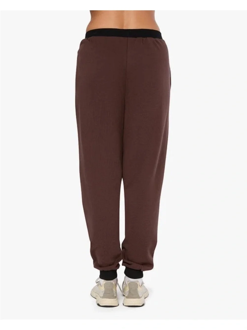 NWT WeWoreWhat Slim Leg Jogger Colorblocked Brown/Black Size Small